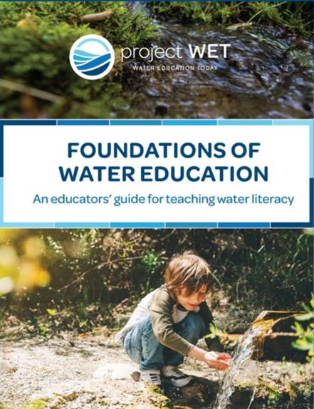 Cover of the Project WET Foundations on Water Education Guide